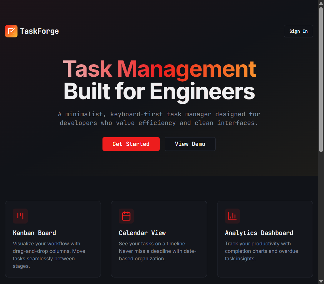 Nextask collaborative task management app screenshot